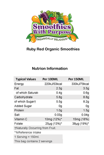 Ruby Red Smoothie (Pack of 5)