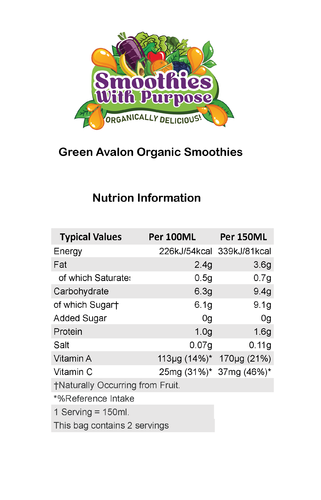 Green Avalon Smoothie (Pack of 5)