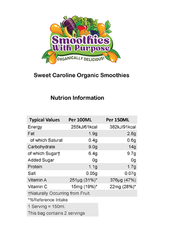 Sweet Caroline Smoothie (Pack of 5)